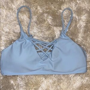 Zaful Cross Front Bikini Top